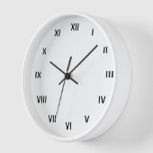 Horloge murale des nombres romains (Angle)