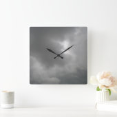 Horloge murale des nuages de tempête (Maison)