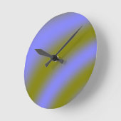 Horloge murale des nuages fluorescents (Angle)