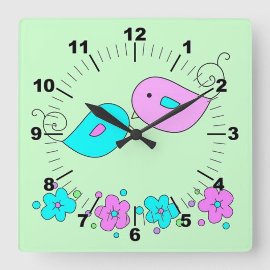 Horloge murale des oiseaux (Recto)