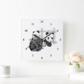 Horloge murale des ours de Panda très Cool (Maison)