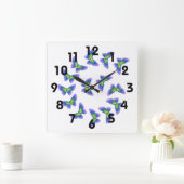 Horloge murale des papillons (Maison)