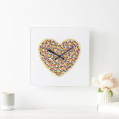 Horloge murale des points cardiaques (Maison)