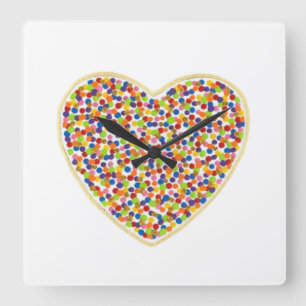 Horloge murale des points cardiaques