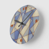 Horloge murale des triangles Abstraits (Angle)