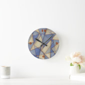 Horloge murale des triangles Abstraits (Maison)