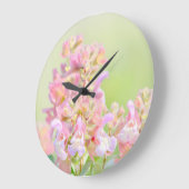 Horloge murale Design rose (Angle)