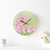 Horloge murale Design rose (Maison)