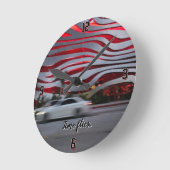 Horloge murale design unique moderne (Angle)