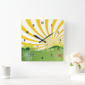 Horloge murale d'été (Maison)