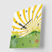 Horloge murale d'été (Angle)