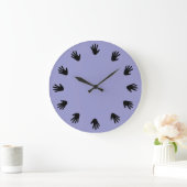 Horloge murale d'impression à la main (Maison)