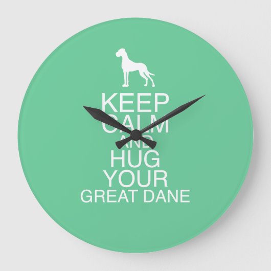 Horloge murale Dogue Allemand (Recto)