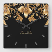 Horloge murale dorée (Recto)