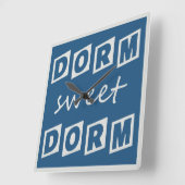 horloge murale "Dorm Sweet Dorm" (Angle)