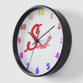 Horloge murale douce (Angle)
