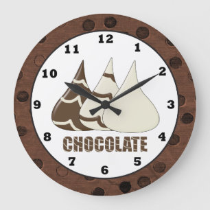 Horloge murale douce de festin de pastilles de
