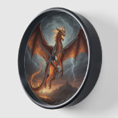 Horloge murale Dragon (Angle)
