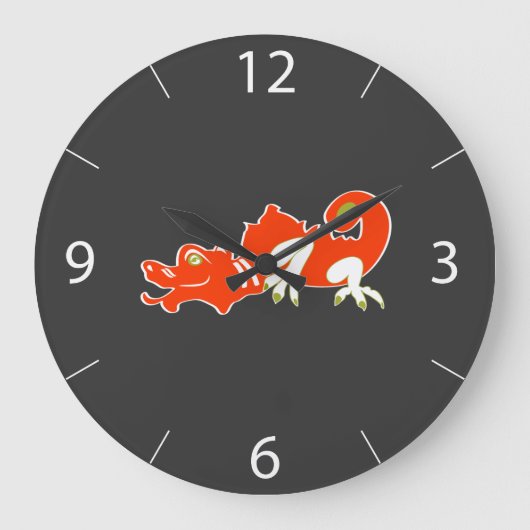 Horloge murale Dragon (Recto)