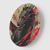 Horloge murale Dragon Dreamscape (Angle)
