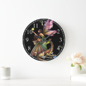 Horloge murale Dragon's Orbs gothique fée dragon (Maison)