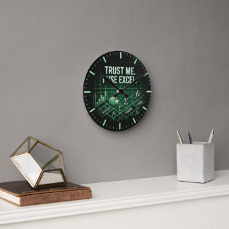 Horloge murale drôle Excel pour les traders et les