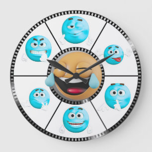 Horloge murale drôle moderne