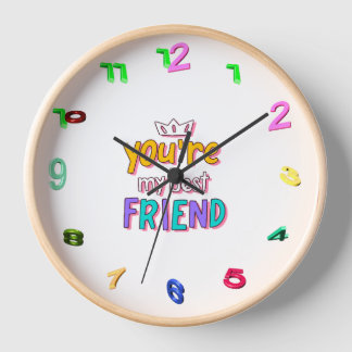Horloge Murale Drôle/Tendance/Personnalisable