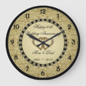Horloge murale du 50e anniversaire du Mariage (Recto)