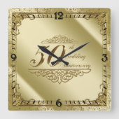 Horloge murale du 50e anniversaire du Mariage (Recto)