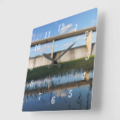 Horloge murale du barrage de Springfield Lake Miss (Angle)