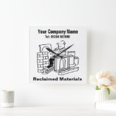 Horloge murale du bureau d'affaires des matières r (Maison)