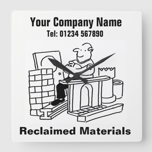 Horloge murale du bureau d'affaires des matières r (Recto)