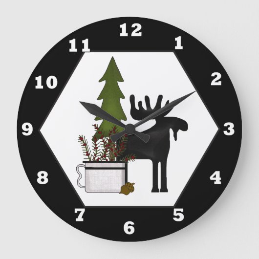 Horloge murale du cabine Moose Mix (Recto)