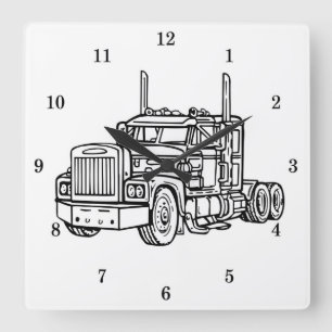 Horloge murale du camion BIG RIG très Cool