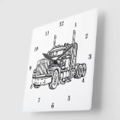 Horloge murale du camion BIG RIG très Cool (Angle)