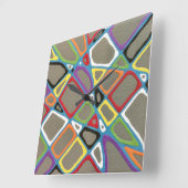 Horloge murale du canton gris (Angle)