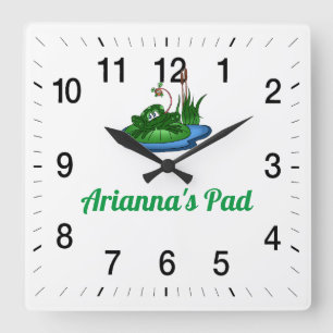 Horloge murale du Carré de pub d'Arianna