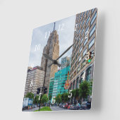 Horloge murale du centre-ville de Detroit (Angle)