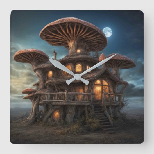 Horloge murale du champignon (Recto)