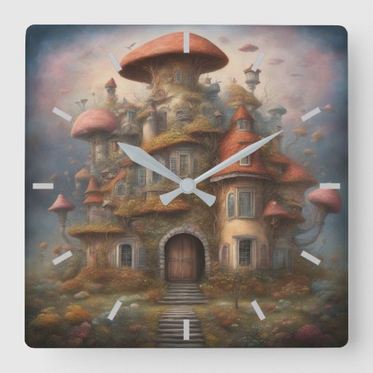 Horloge murale du champignon (Recto)