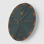 Horloge murale du chasseur de cerfs (Angle)