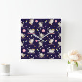 Horloge murale du chat (Maison)