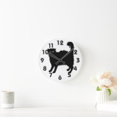 Horloge murale du chat effrayant (Maison)