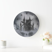 Horloge murale du château foncé (Maison)