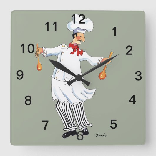 Horloge murale du chef (Recto)