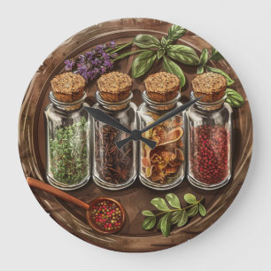 Horloge murale du chef de style agricole