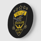 Horloge murale du chercheur privé (Angle)