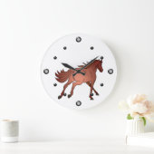 Horloge murale du cheval (Maison)