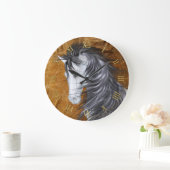 Horloge murale du cheval blanc (Maison)